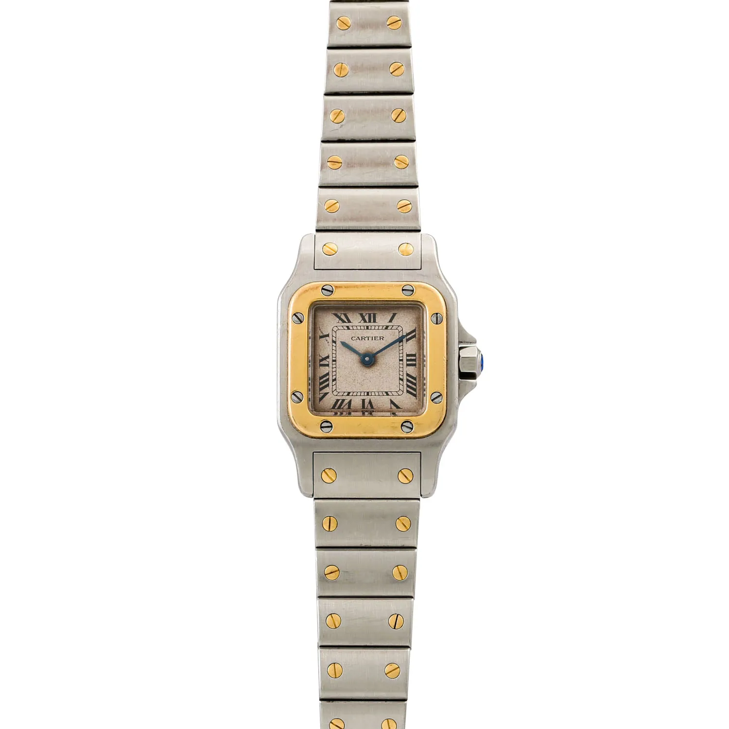 Cartier Santos 1057930 29mm Yellow gold and Stainless steel White