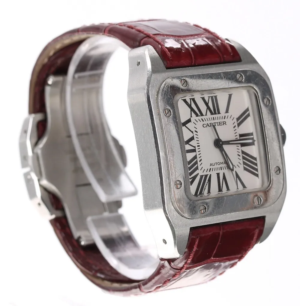 Cartier Santos 100 2878 Stainless steel Silver 2