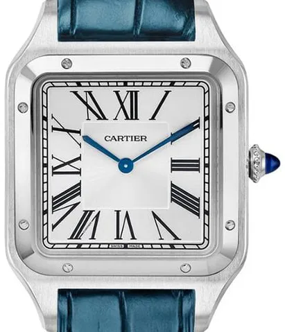 Cartier Santos Dumont WSSA0022 43.5mm Stainless steel Silver