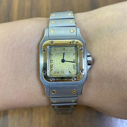 Cartier Santos Galbée 1057930 24mm Yellow gold and Stainless steel Gold