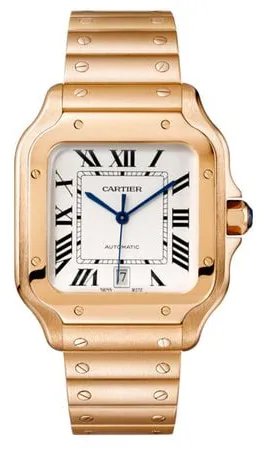 Cartier Santos WGSA0018 Rose gold Silver