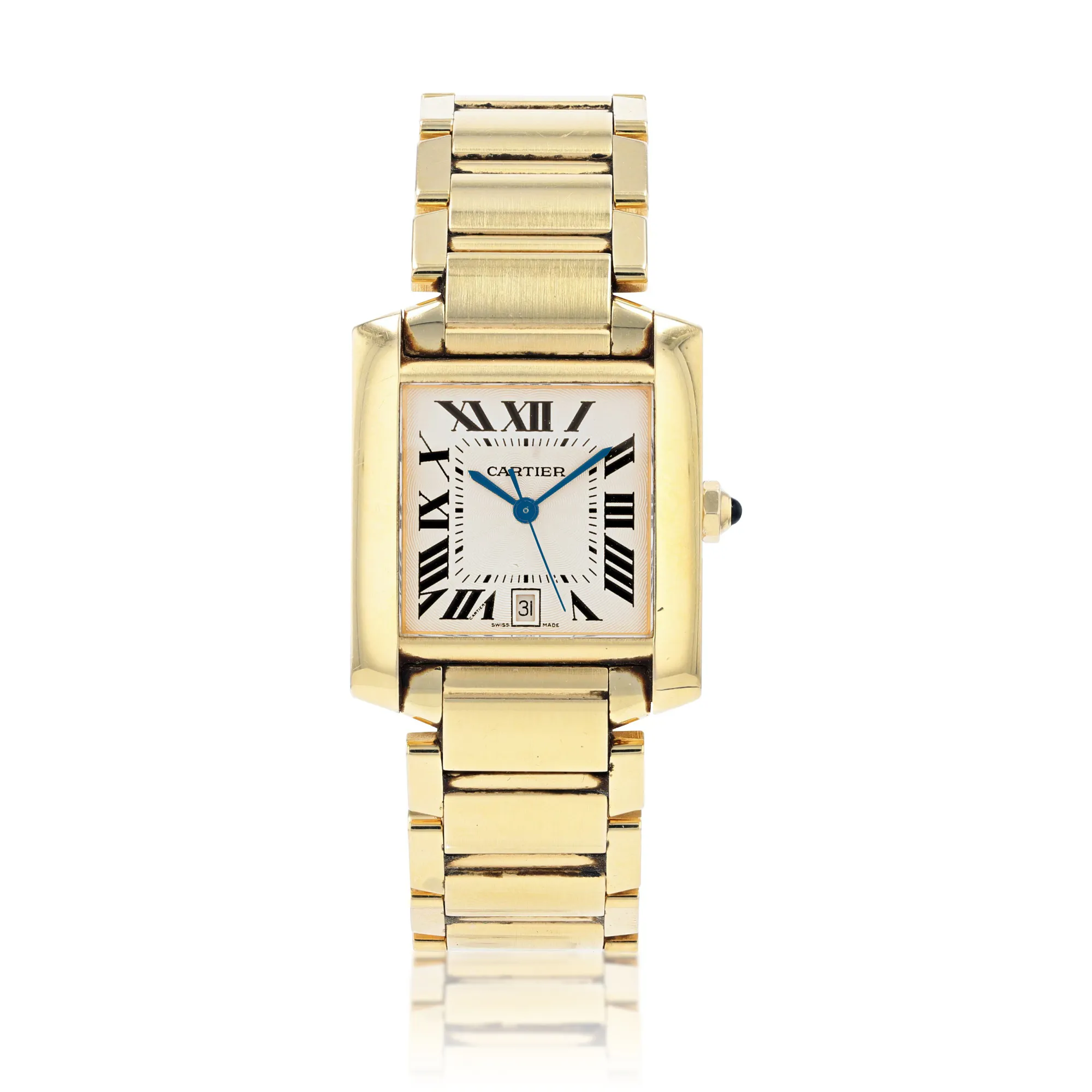 Cartier Tank 1840 nullmm Yellow gold Silver