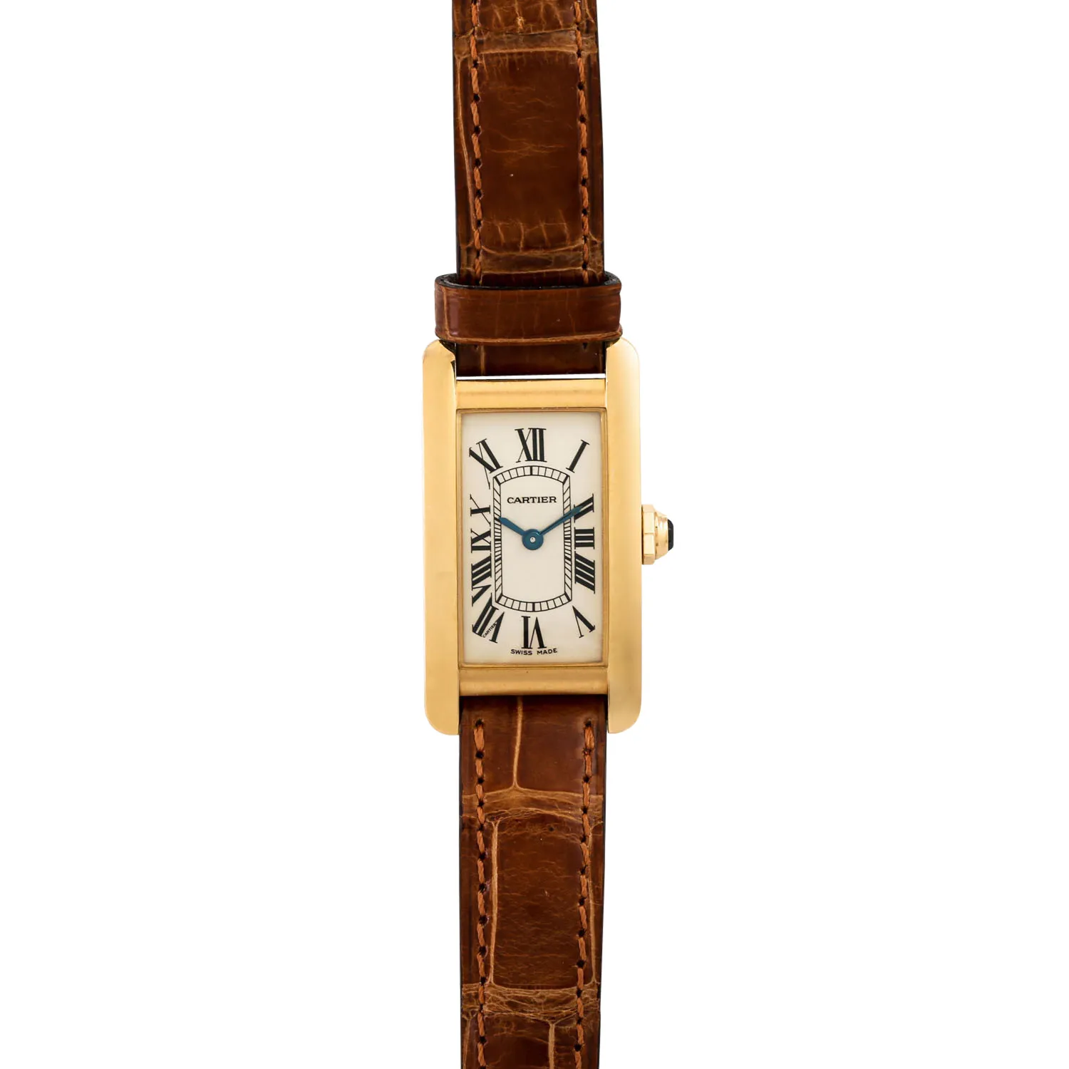 Cartier Tank 2482 28mm Yellow gold White