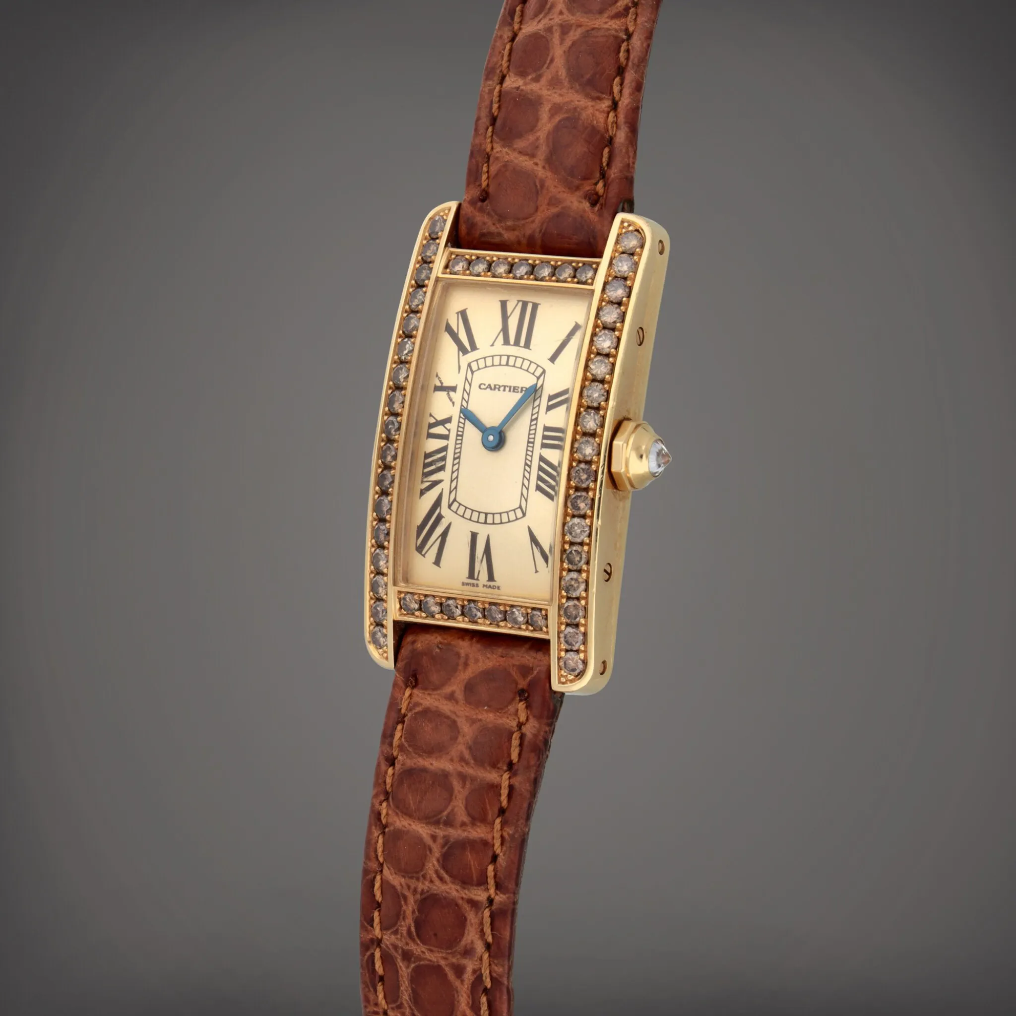 Cartier Tank 2482 19mm Rose gold Champagne 1