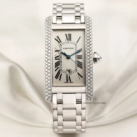 Cartier Tank Américaine 2490 22.5mm White gold