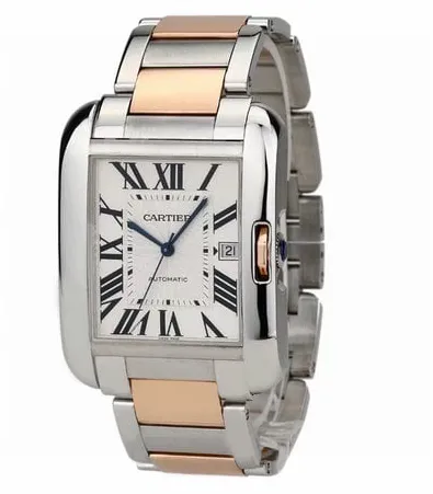 Cartier Tank w5310006 47mm Yellow gold and Stainless steel Silver