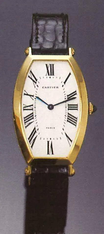 Cartier 26mm Yellow gold Silver