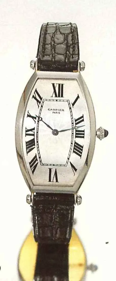 Cartier 26mm Platinum Silver