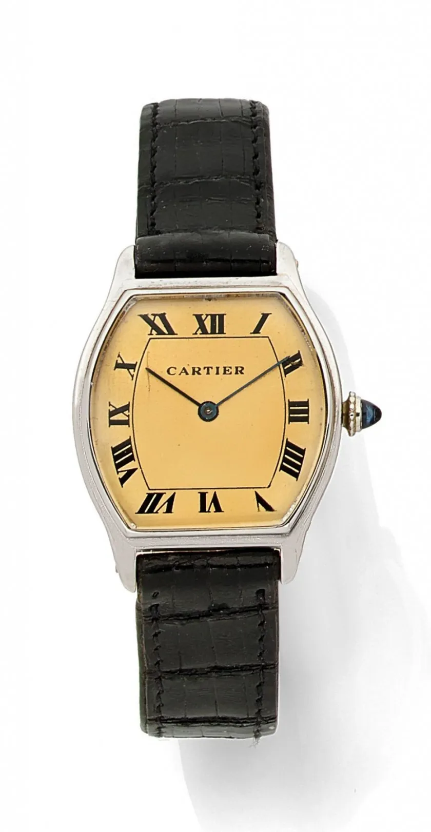 Cartier Tortoise 25mm Platinum Cream