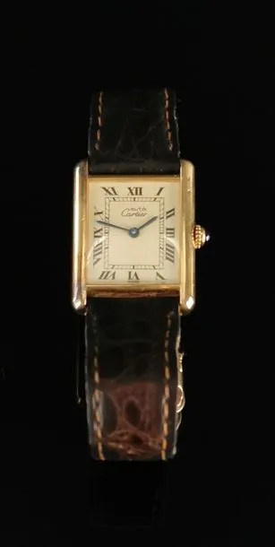 Cartier Vermeil 23mm Yellow gold Champagne 6