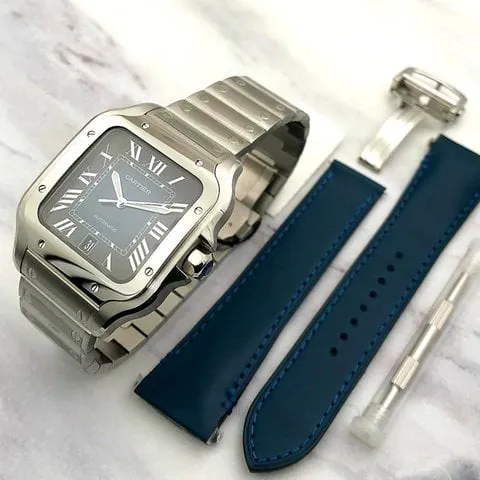 Cartier Santos WSSA0030 40mm Stainless steel Blue