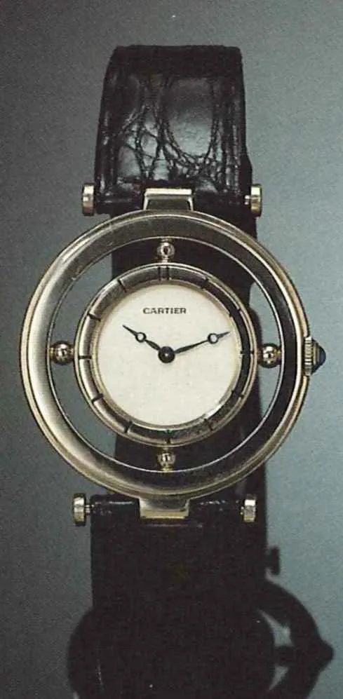 Cartier 35mm White gold Silver