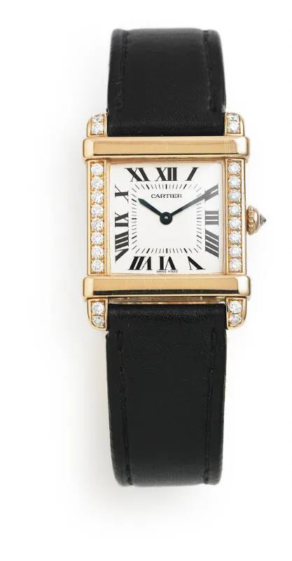 Cartier 2686 23.5mm Yellow gold White