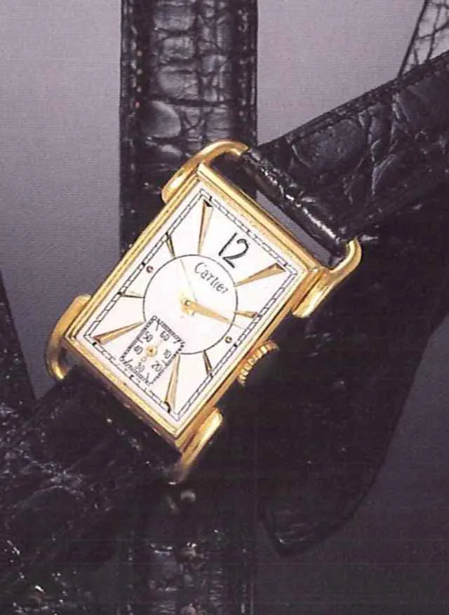 Cartier 24mm Yellow gold Cream