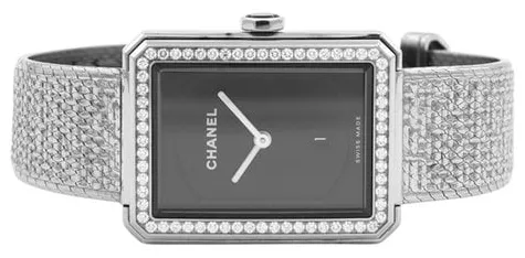 Chanel Boy-Friend H4877 Stainless steel Black