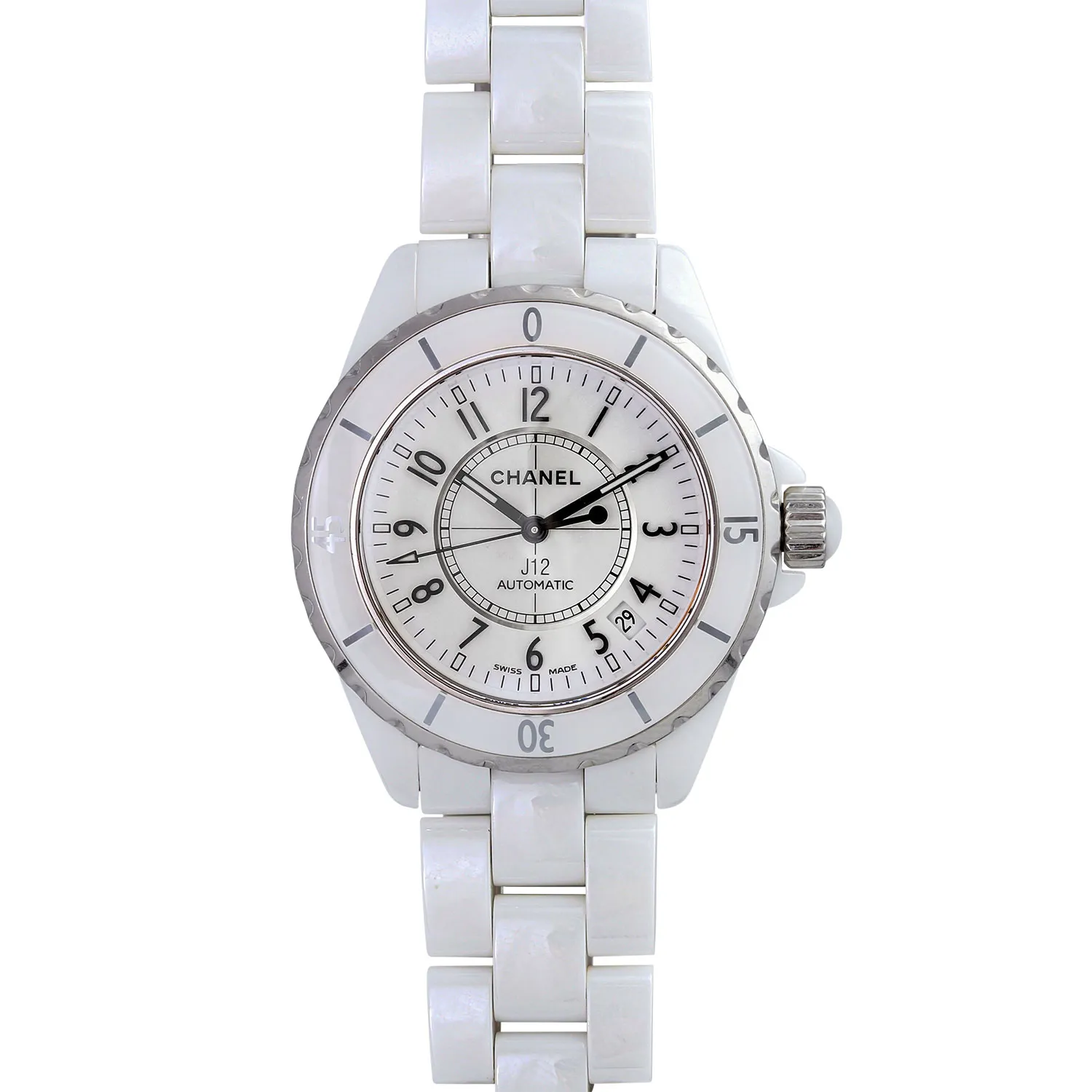 Chanel J12 H0970 37mm Ceramic White