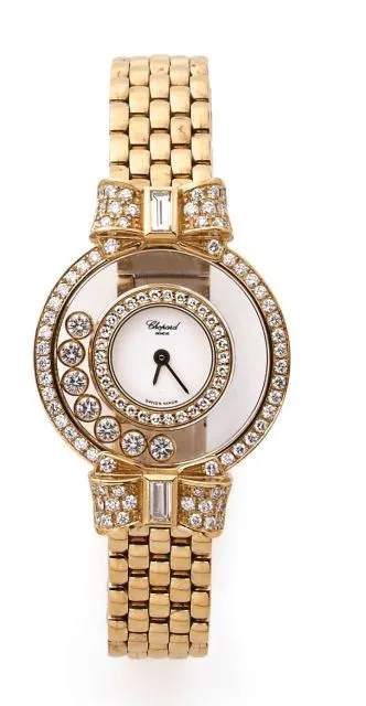 Chopard Happy Diamonds 24mm Yellow gold White