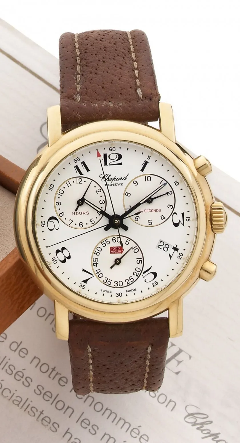 Chopard Mille Miglia 4066 38mm Yellow gold Silver