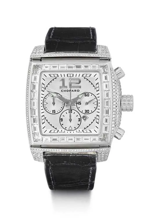 Chopard Two O Ten 172289-1001 38mm White gold and Diamond Silver