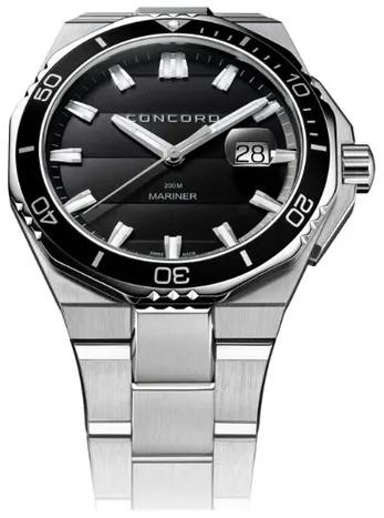 Concord Mariner 0320455 40mm Stainless steel Black