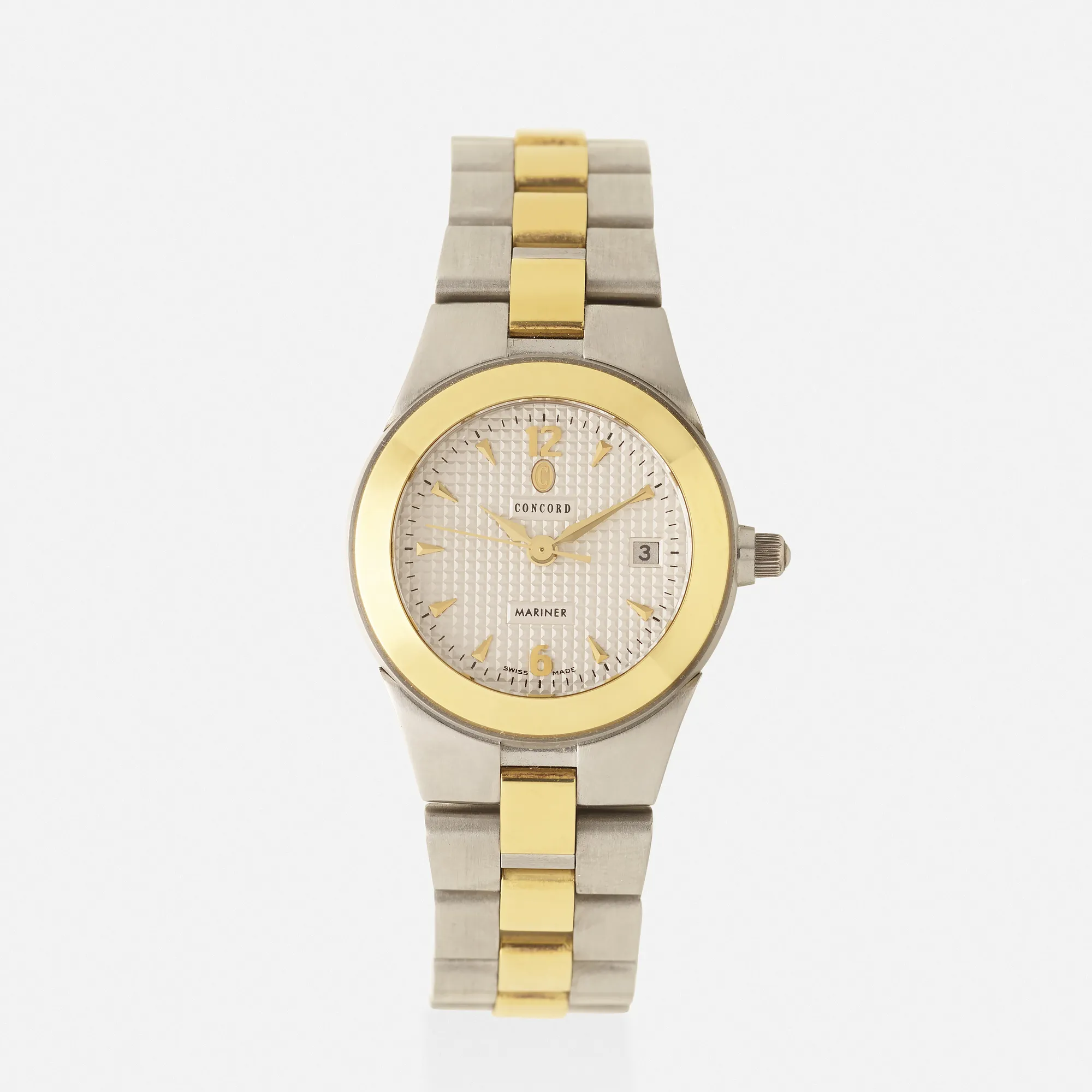 Concord Mariner 11.36.1851 13mm Yellow gold and Stainless steel White