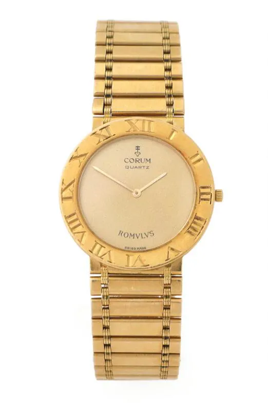 Corum Romulus 30mm Yellow gold Champagne