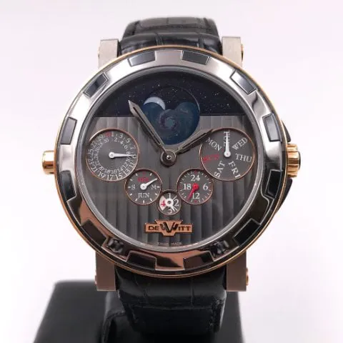 Dewitt Academia 43mm Rose gold Black