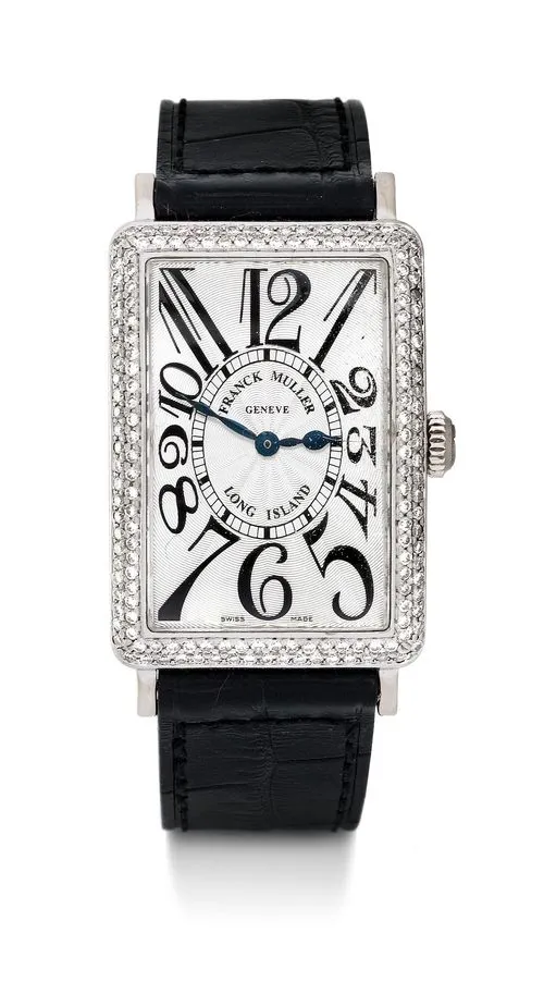 Franck Muller Long Island 952 QZ 37mm White gold Silver