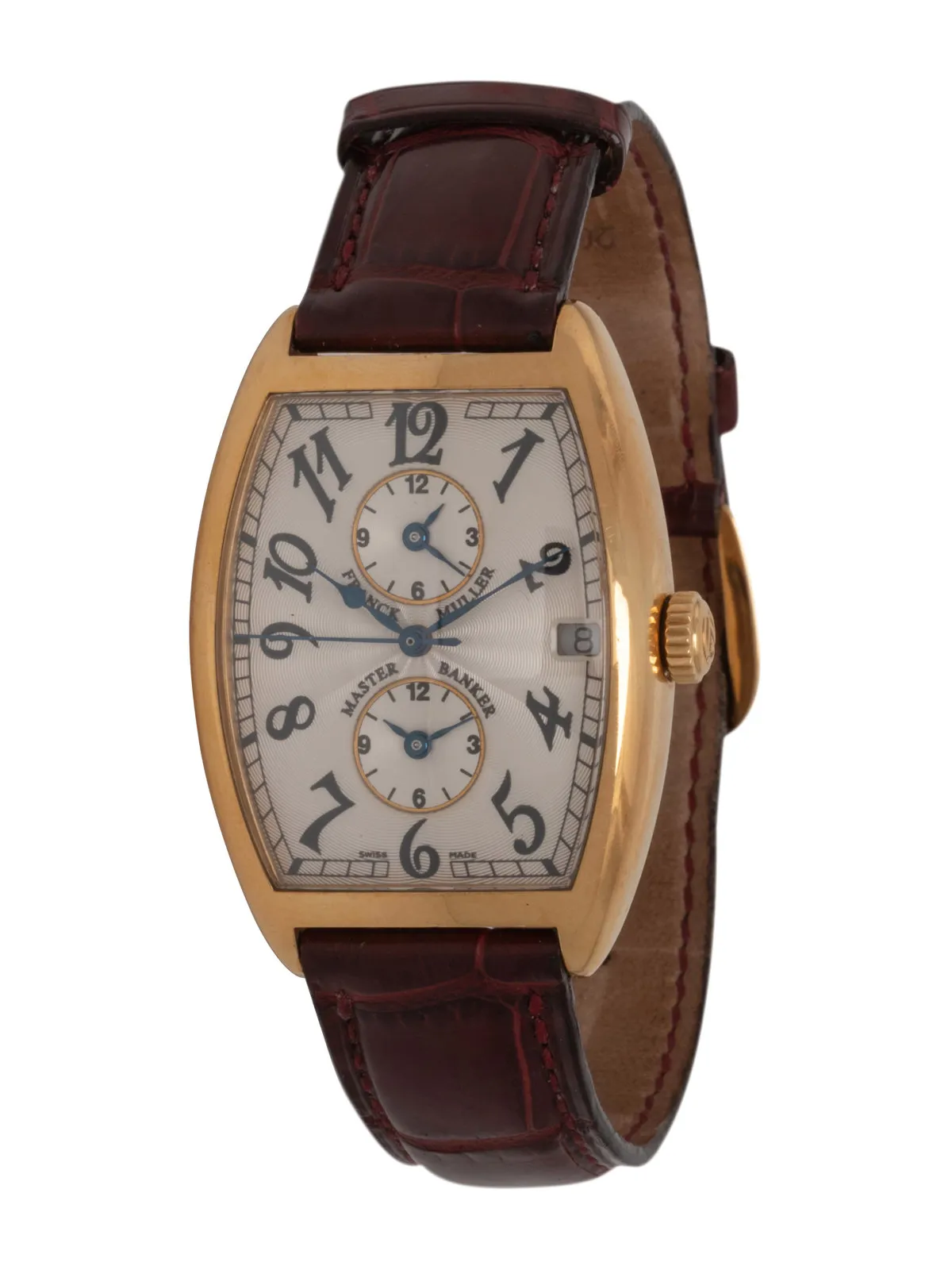 Franck Muller Master Banker 2852 36mm Yellow gold Silver