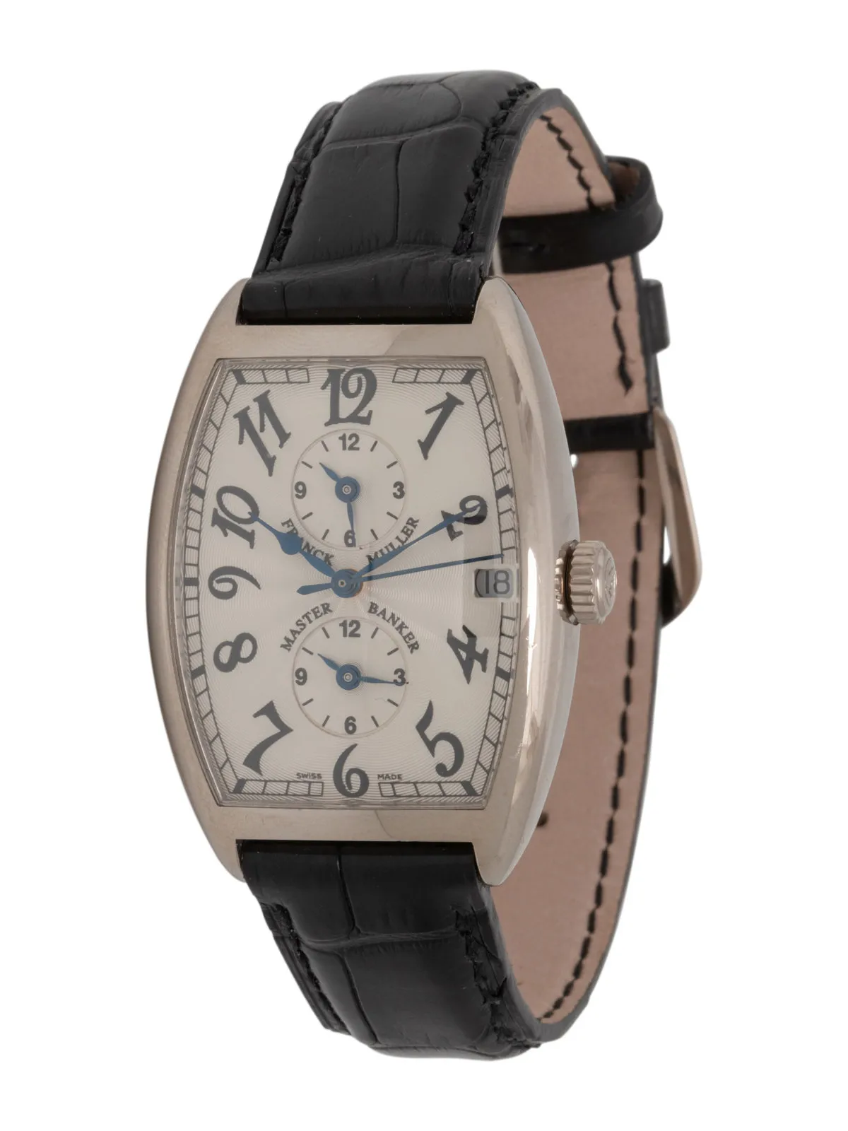 Franck Muller Master Banker 2852 35mm White gold White