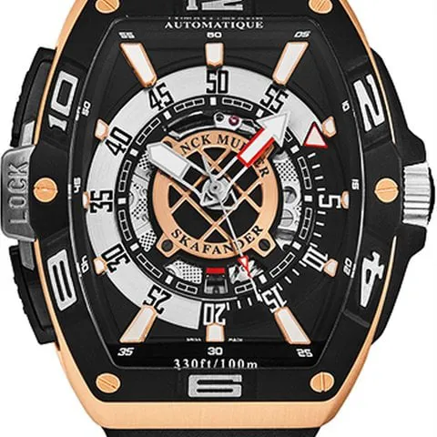 Franck Muller 46SCSKFBLKBKGD2 46mm Rose gold Black