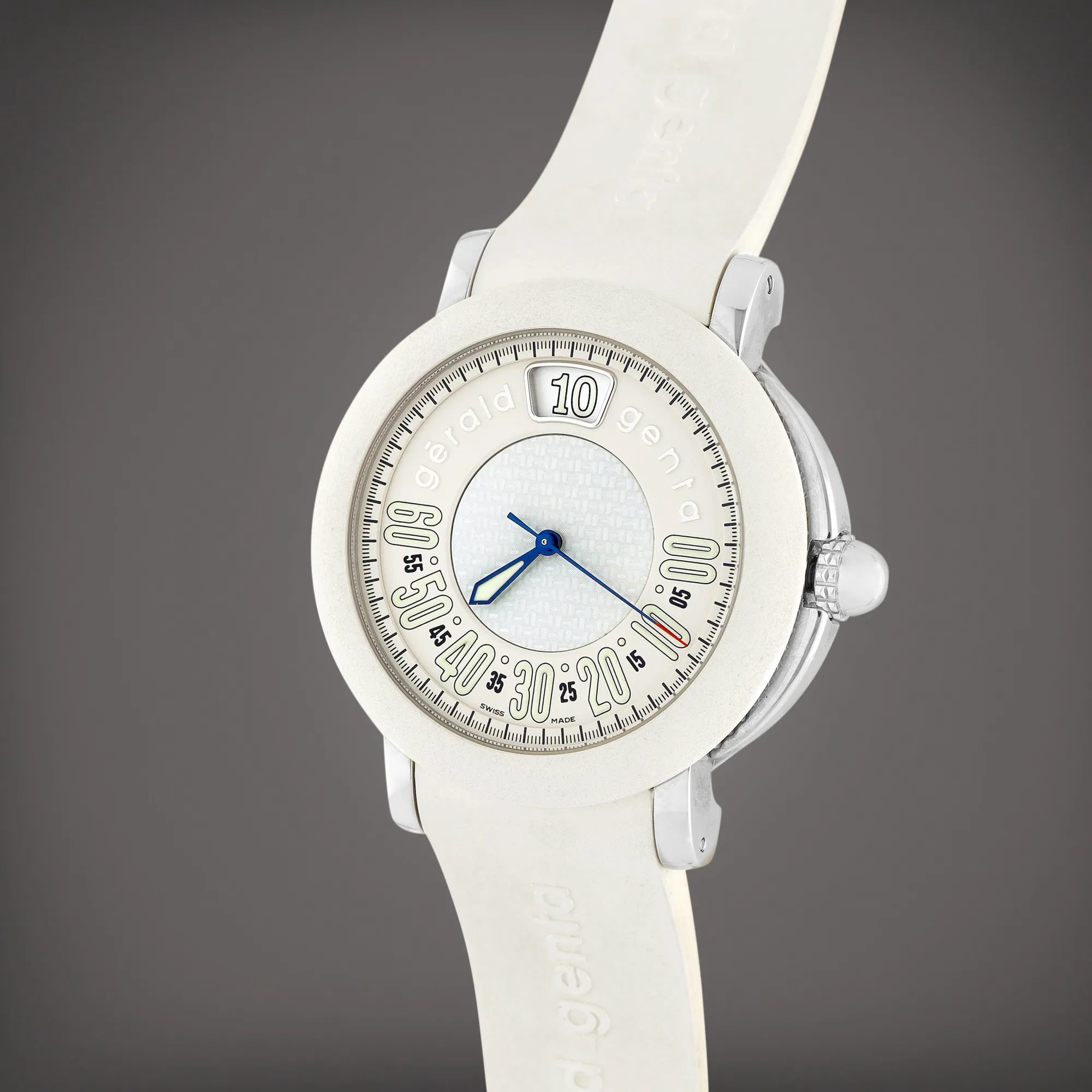 Gérald Genta Retro RSP.X.10 41mm Stainless steel White 1