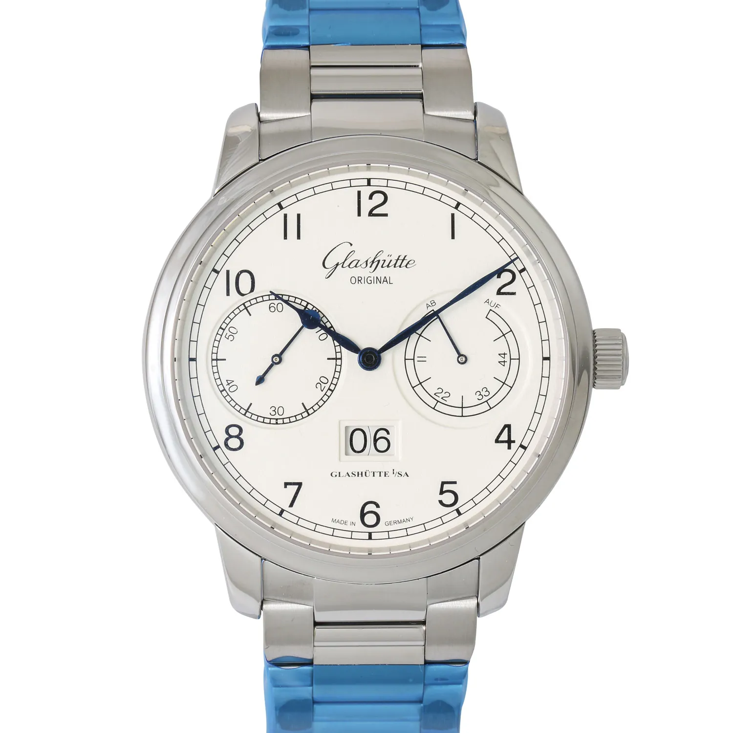 Glashütte 100-14-05-02-14 44mm Stainless steel White