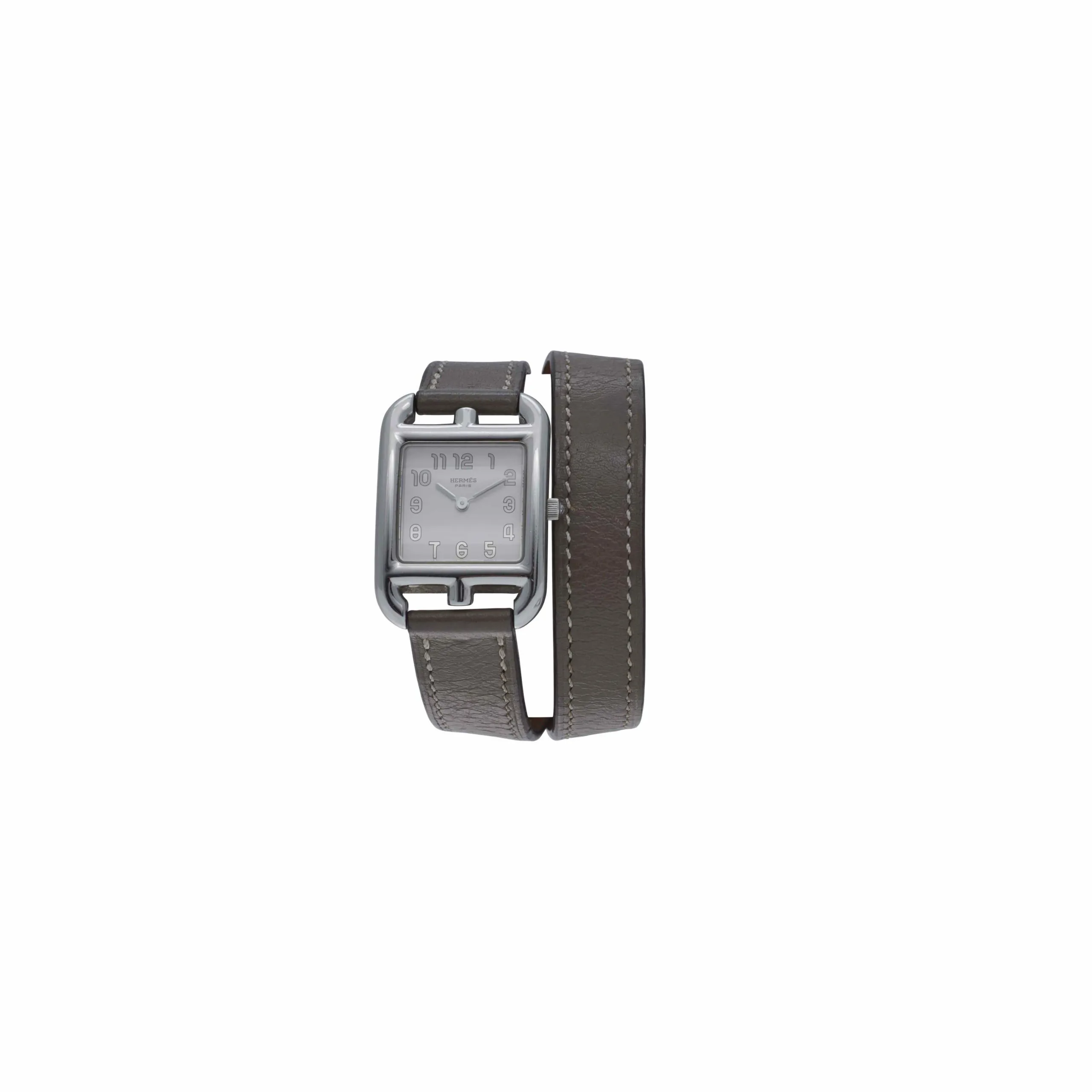 Hermès Cape Cod CC1.210 22mm Stainless steel White