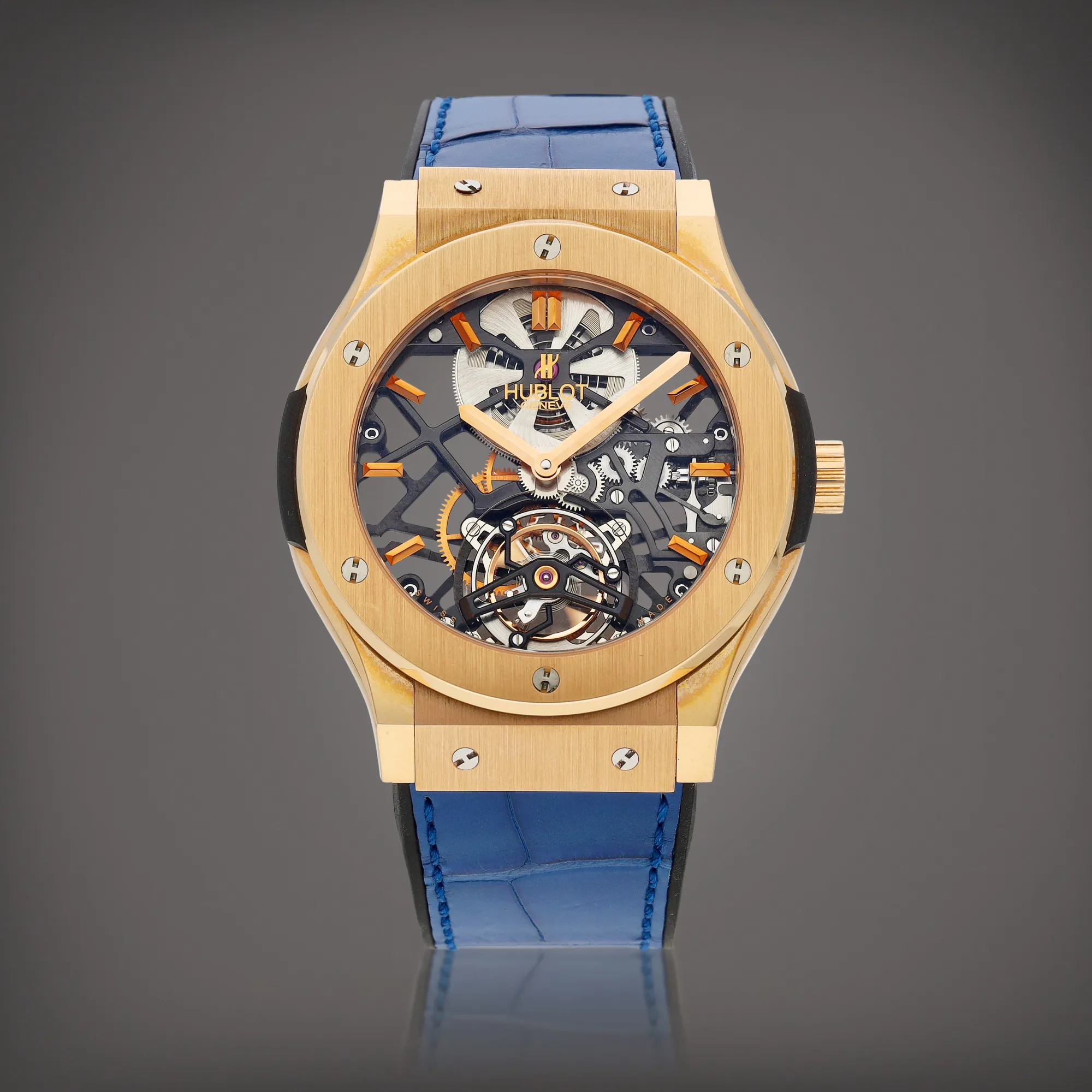 Hublot Classic Fusion 505.OX.0180.LR 45mm Rose gold Skeletonized