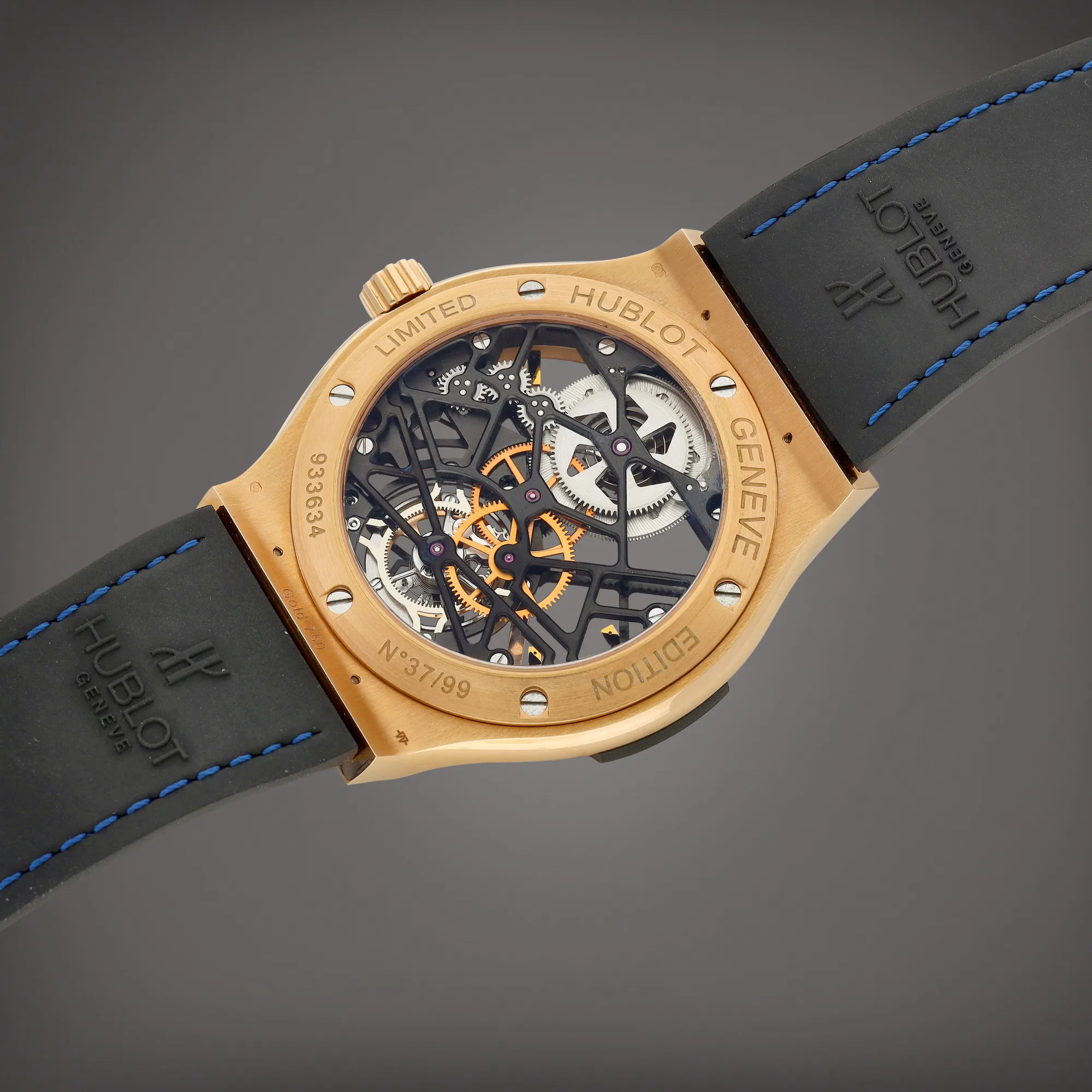 Hublot Classic Fusion 505.OX.0180.LR 45mm Rose gold Skeletonized 4