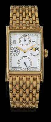 IWC Novecento 3545 27mm Yellow gold White