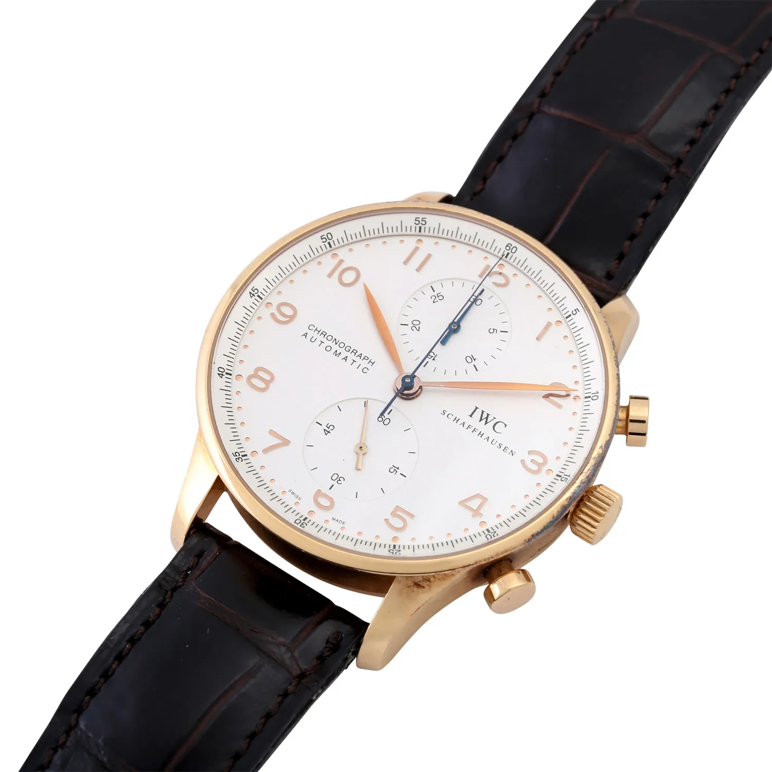 IWC Portugieser IW3714 41mm Yellow gold White 3