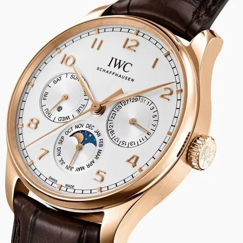 IWC Portugieser IW344202 Yellow gold Silver