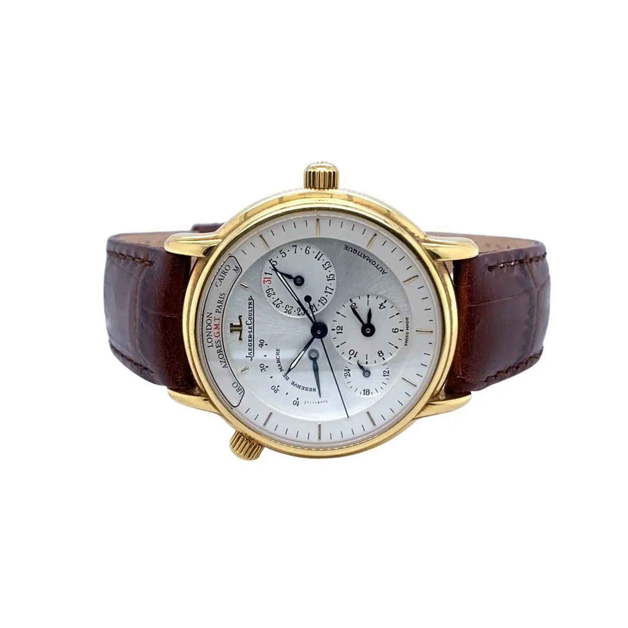Jaeger-LeCoultre Geophysic 169.1.92 38mm Yellow gold Two-tones silvered