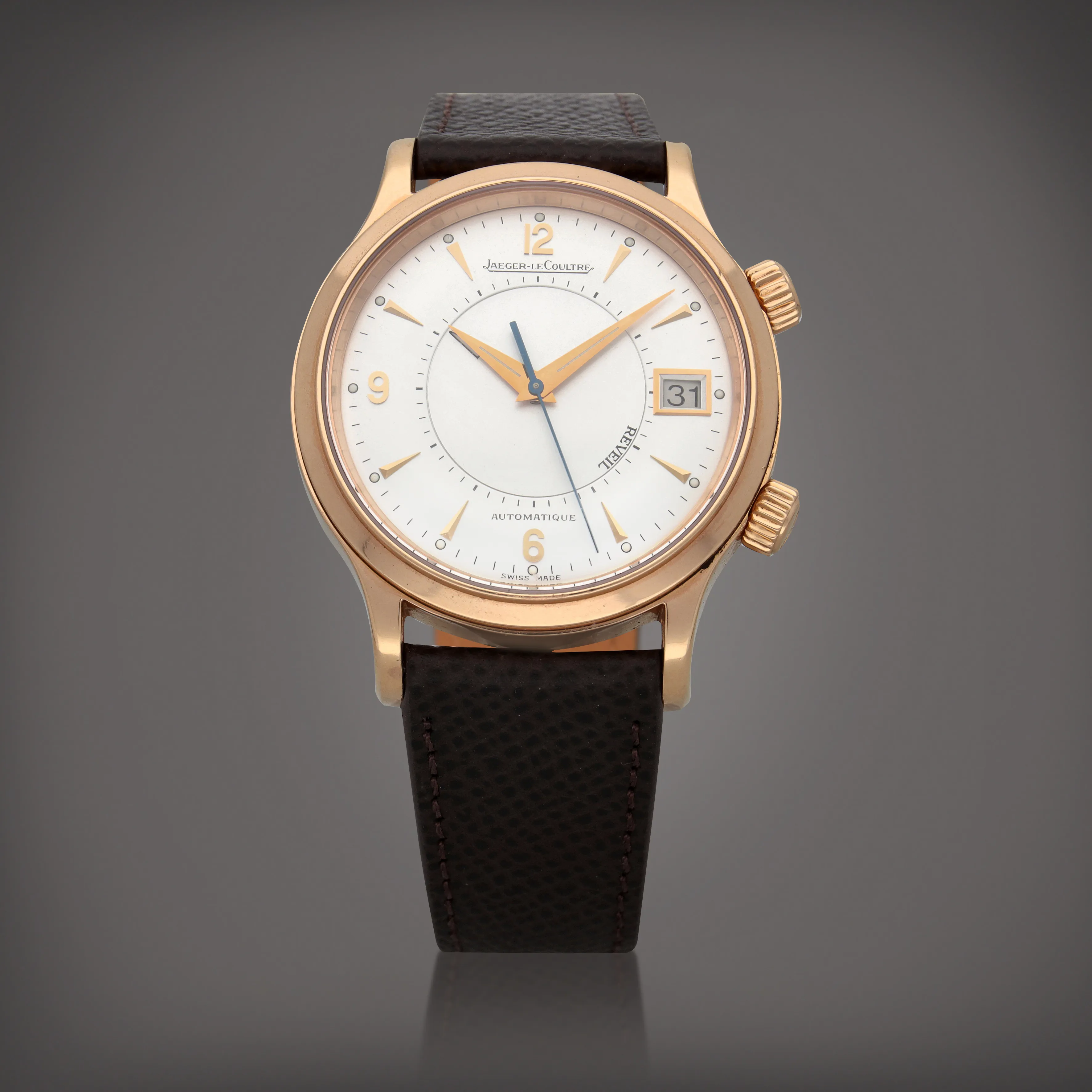 Jaeger-LeCoultre Master 141.2.97 38.5mm Rose gold Silver