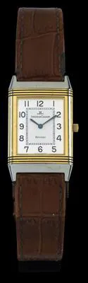 Jaeger-LeCoultre Reverso 250.5.08 22mm Yellow gold and stainless steel Silver