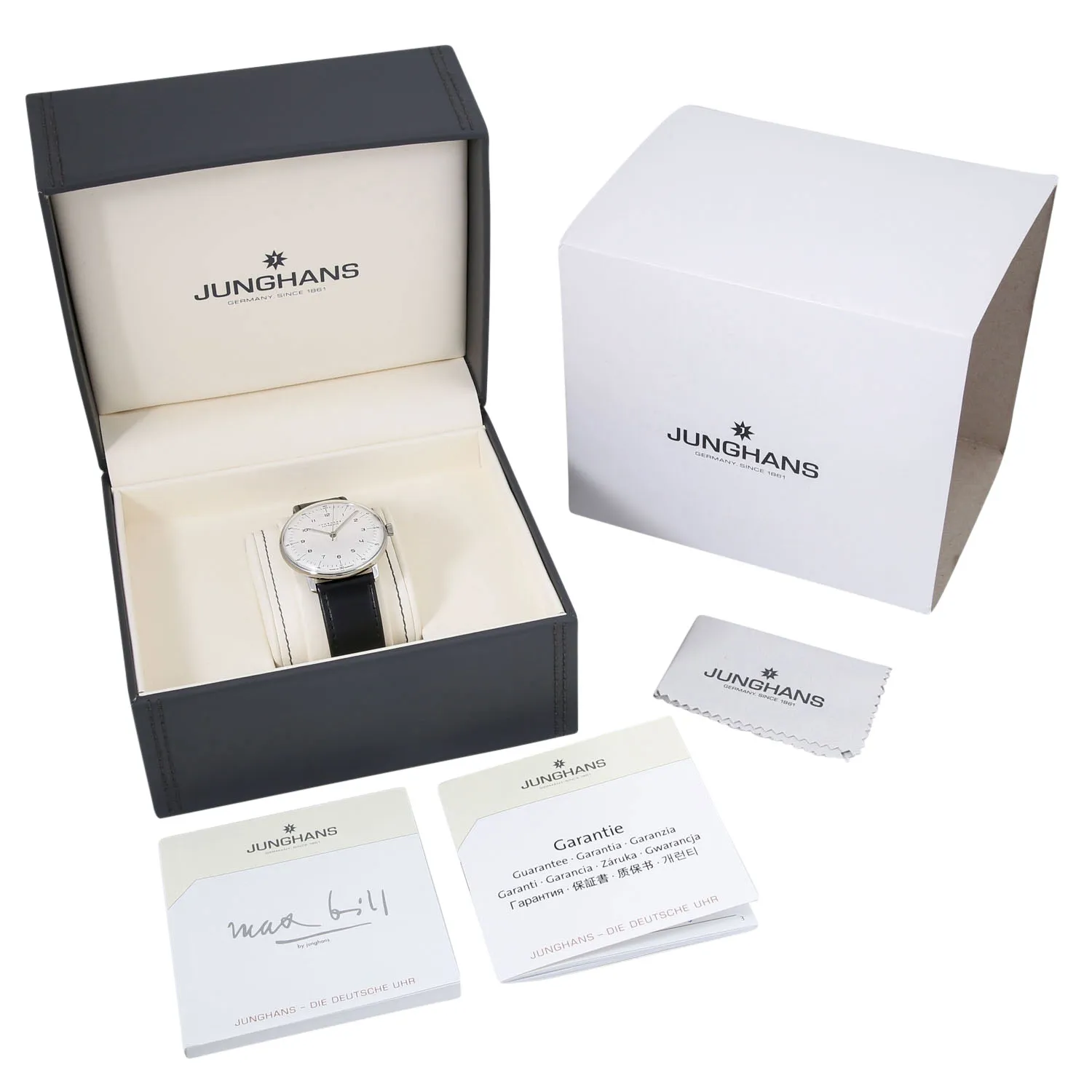 Junghans max bill 027/3500.00 38mm Stainless steel White 5