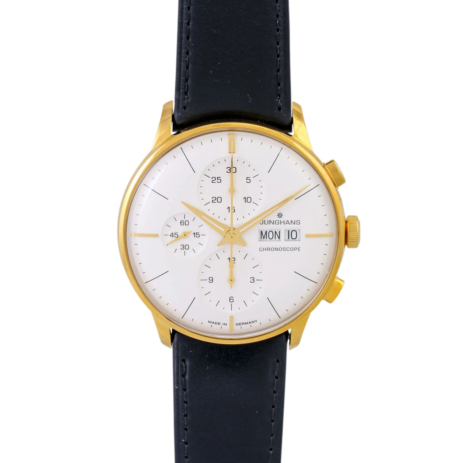 Junghans Meister 027/7122.00 40mm Yellow gold White