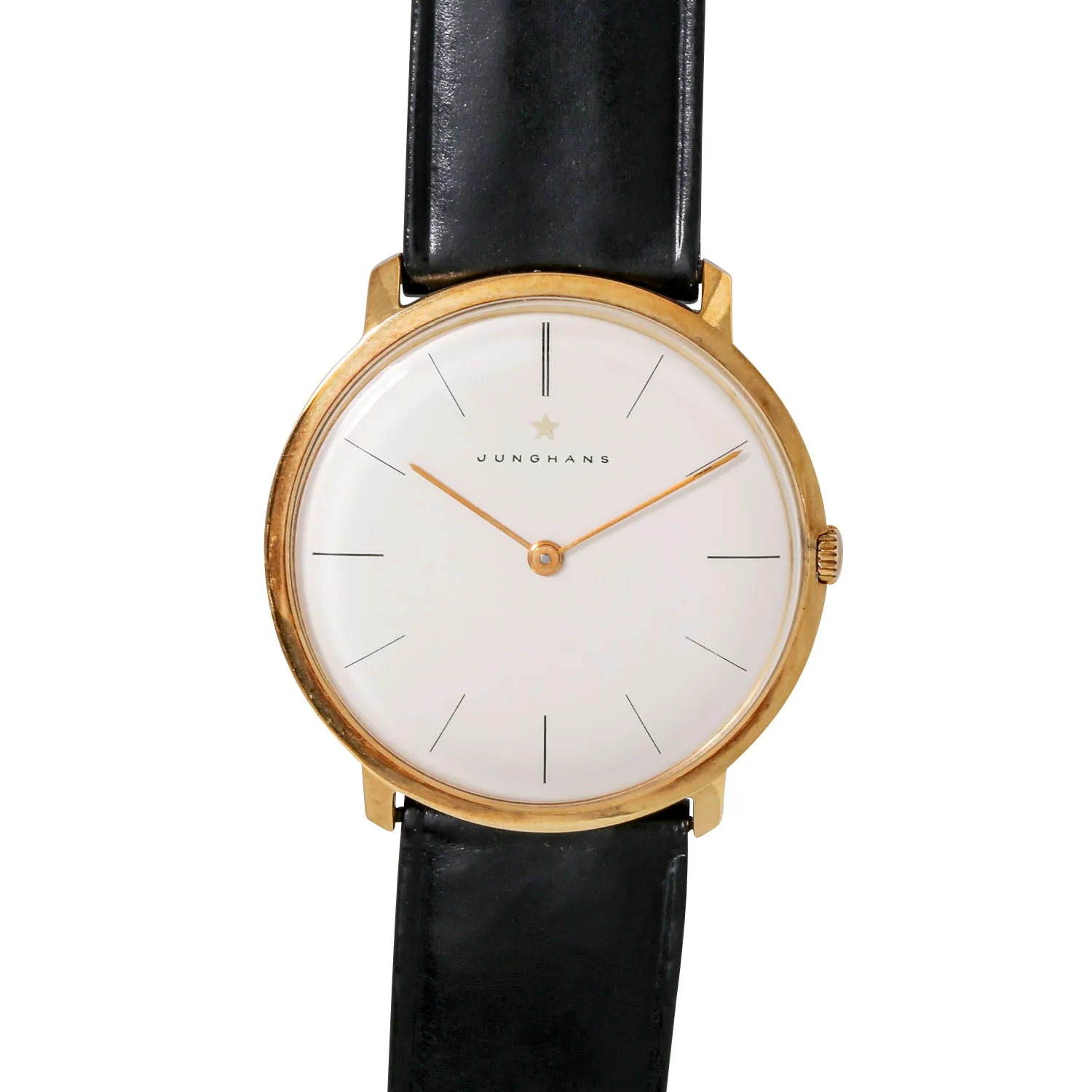 Junghans 34mm Yellow gold Silver
