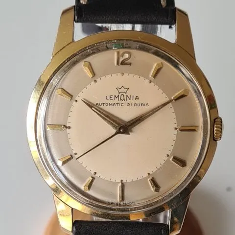 Lemania 35mm Stainless steel Champagne