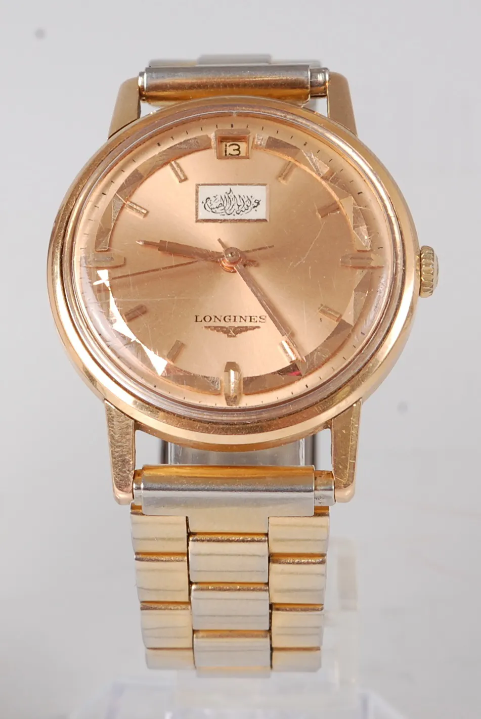 Longines Conquest 36mm Yellow gold Gilt dial