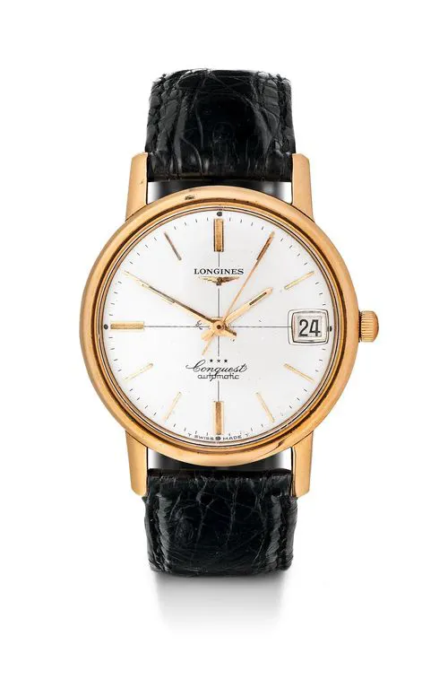 Longines Conquest 35mm Rose gold White