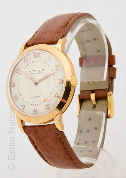 Movado TC 33mm Yellow gold Silver 1