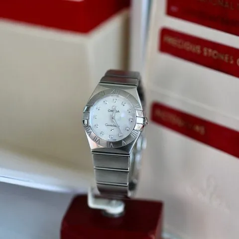 Omega Constellation 123.10.24.60.55.001 24mm Steel Mother-of-pearl